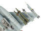 GBU-12 laser guided bombs and plenty of ground to air ordnance add extra life to the model.