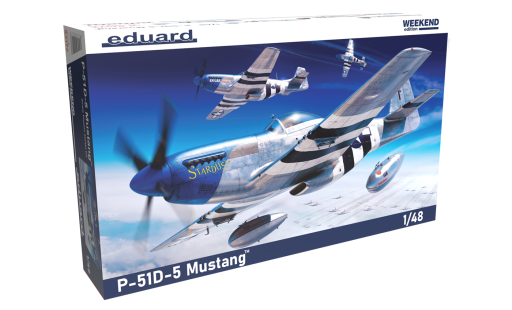 EDU84172 P-51D-5 1/48 Weekend edition Model samolotu do sklejania