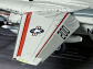 Separate parts are employed to recreate the slats and flaps on the leading edge of the wings, for a highly realistic finish.