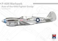 H2K48001 P-40N Warhawk Aces of the 49th Fighter Group ex-Hasegawa!