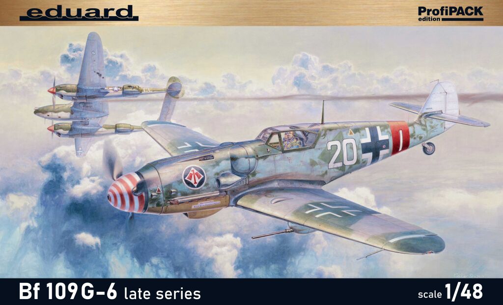 EDU82111 Bf 109G-6 late series  1/48.