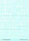 TCH72152 U.S. Letters & Numbers (White). - 2