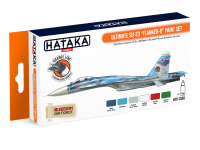 HTK-CS83 Ultimate Su-33 Flanker-D paint set of 6 x 17ml --> ORANGE LINE