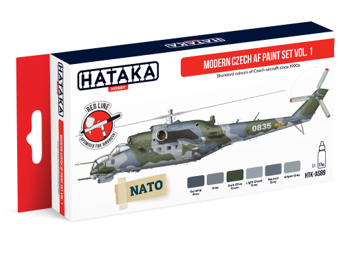 HATAKA AS86 Modern Russian AF Helicopters Vol.1 Acrylic paint set 