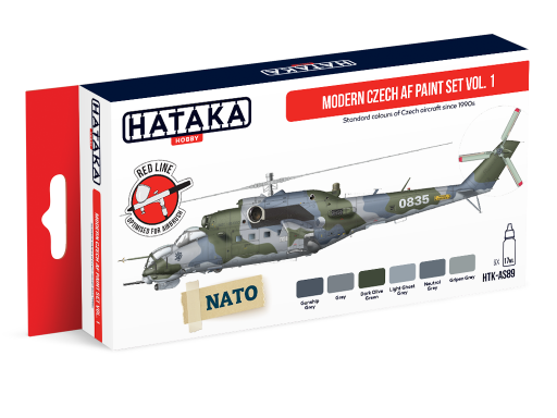 HTK-AS89 Modern Czech AF paint set vol.1 - 6 x 17ml