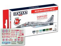 HTK-AS93d Limited edition  - Modern North Korean AF paint set 6 x 17ml with 1:72 decal sheet