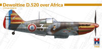 H2K72026 Dewoitine D.520 over Africa ex-Hasegawa!
