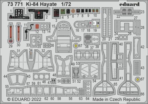 EDU73771 Ki-84 Hayate 1/72!