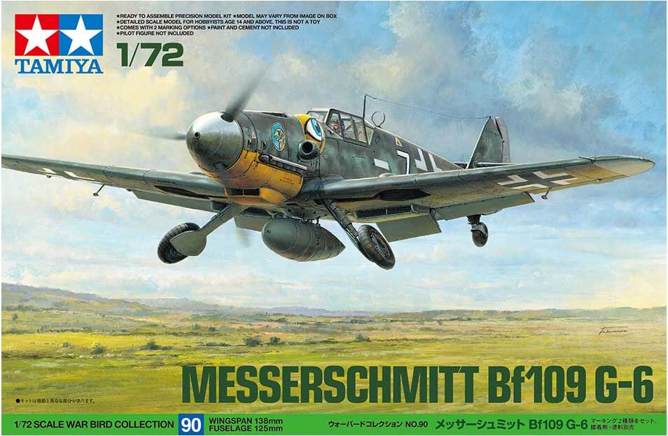 Tamiya 60790 1/72 Messerschmitt Bf 109 G-6!
