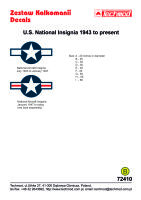 72410 U.S. Insignia decals