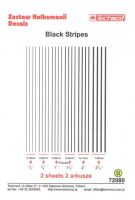 72080 Black Stripes Decals