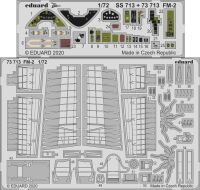 Eduard photo-etched parts for Arma Hobby FM-2 Wildcat