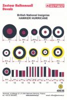 TCH48036 British National Insignias - Hawker Hurricane.