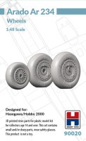 H2K90020 Arado Ar 234 Wheels 1/48!