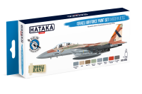 HTK-BS62 Israeli Air Force paint set (modern jets) 8 x 17 ml--> BLUE LINE
