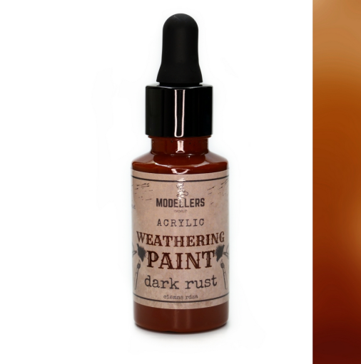 MWE009 Weathering paint : Dark rust 30ml