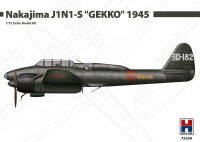 H2K72054 Nakajima J1N1-S "GEKKO" 1945 ex Fujimi + Cartograf!