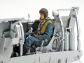 A realistic pilot figure is included in the kit, in seated pose and with accurate uniform and equipment.