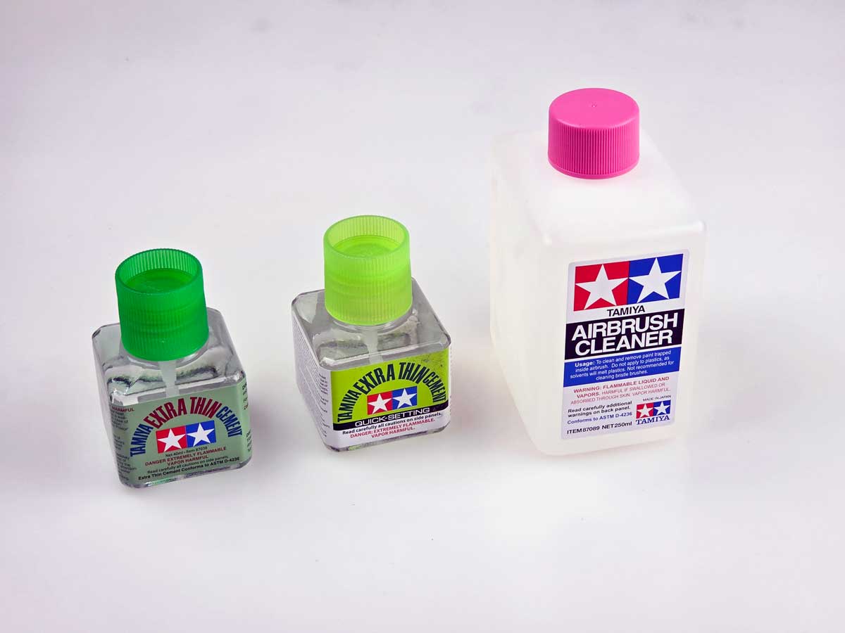 Tamiya Extra Thin Cement products available at Arma Hobby