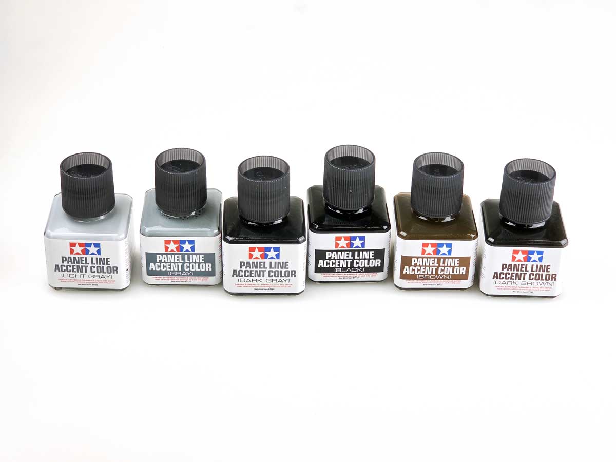 Tamiya panel liners available at Arma Hobby