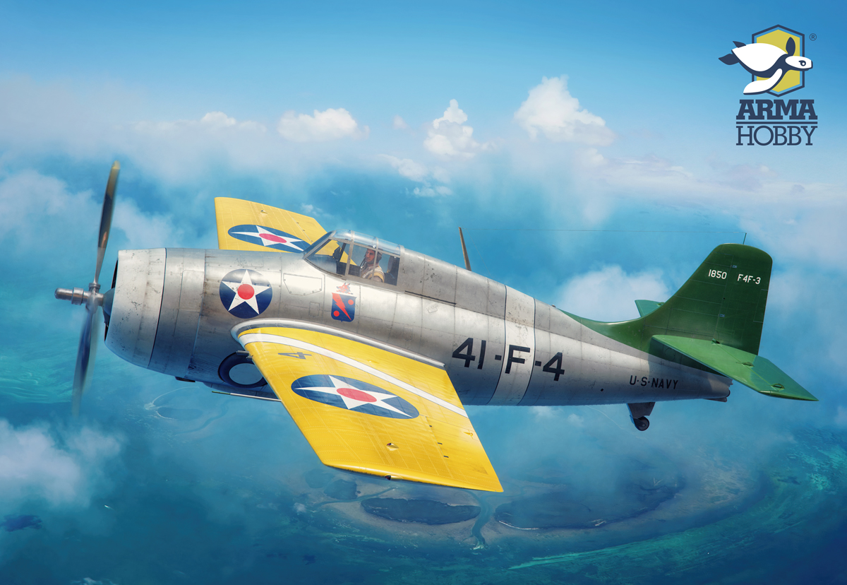 70091 F4F-3 Wildcat Yellow Wings 1/72