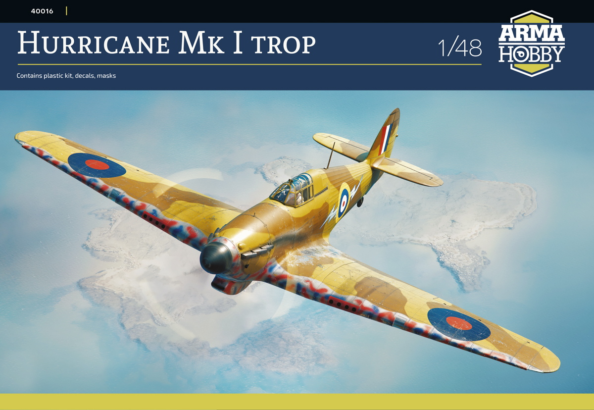 Hurricane Mk I Trop 1/48 (40016) – the tropical take on a familiar Hurricane Mk I Trop 1/48 (40016) – the tropical take on a familiar
